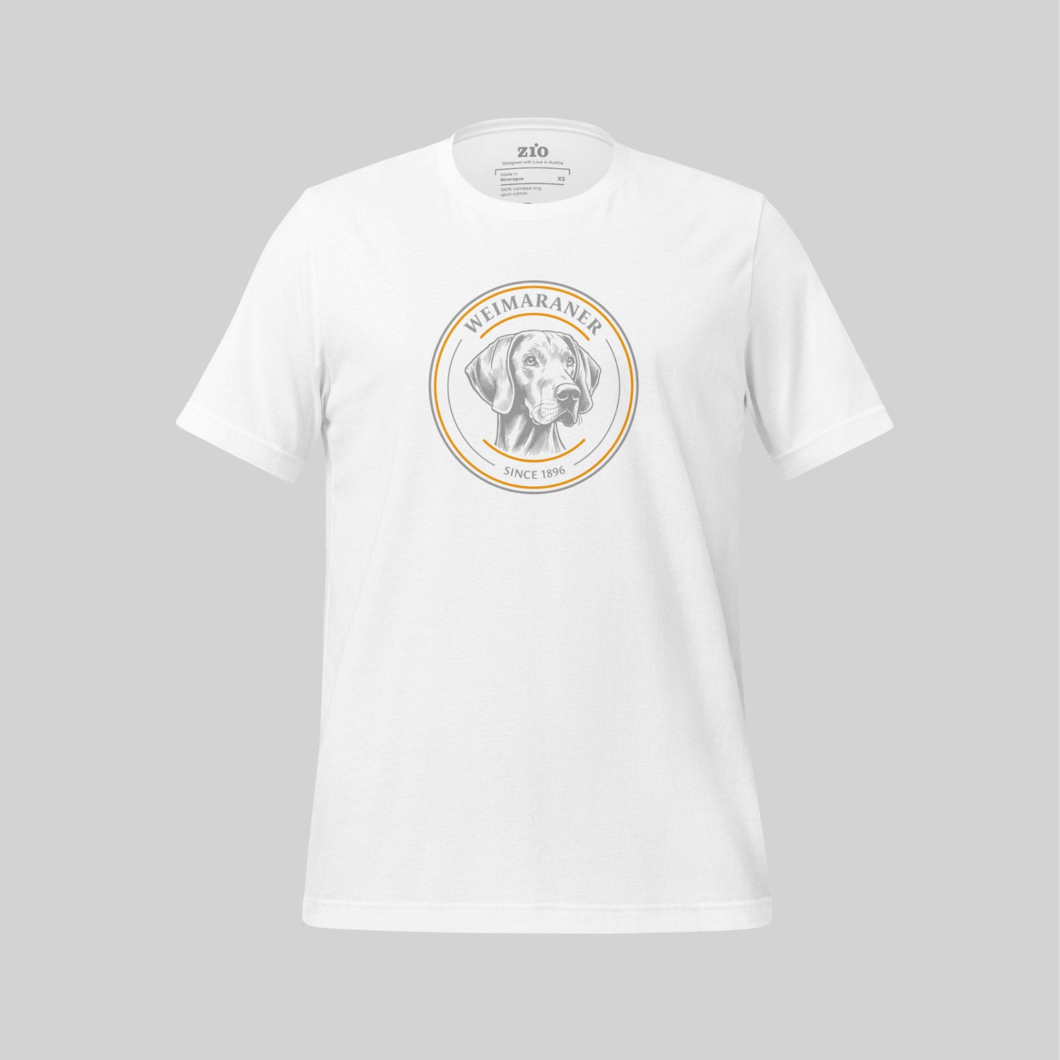 Weimaraner 1896 T-Shirt White - zio for paws