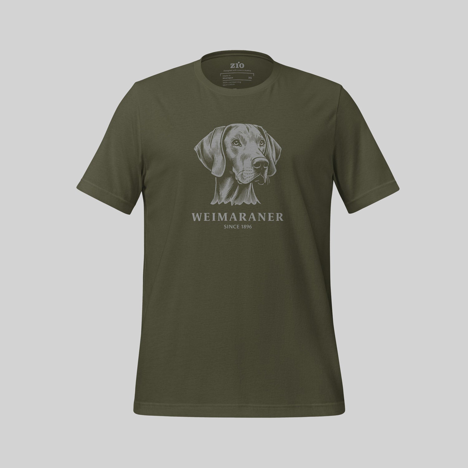 Weimaraner T-Shirt Military - zio for paws