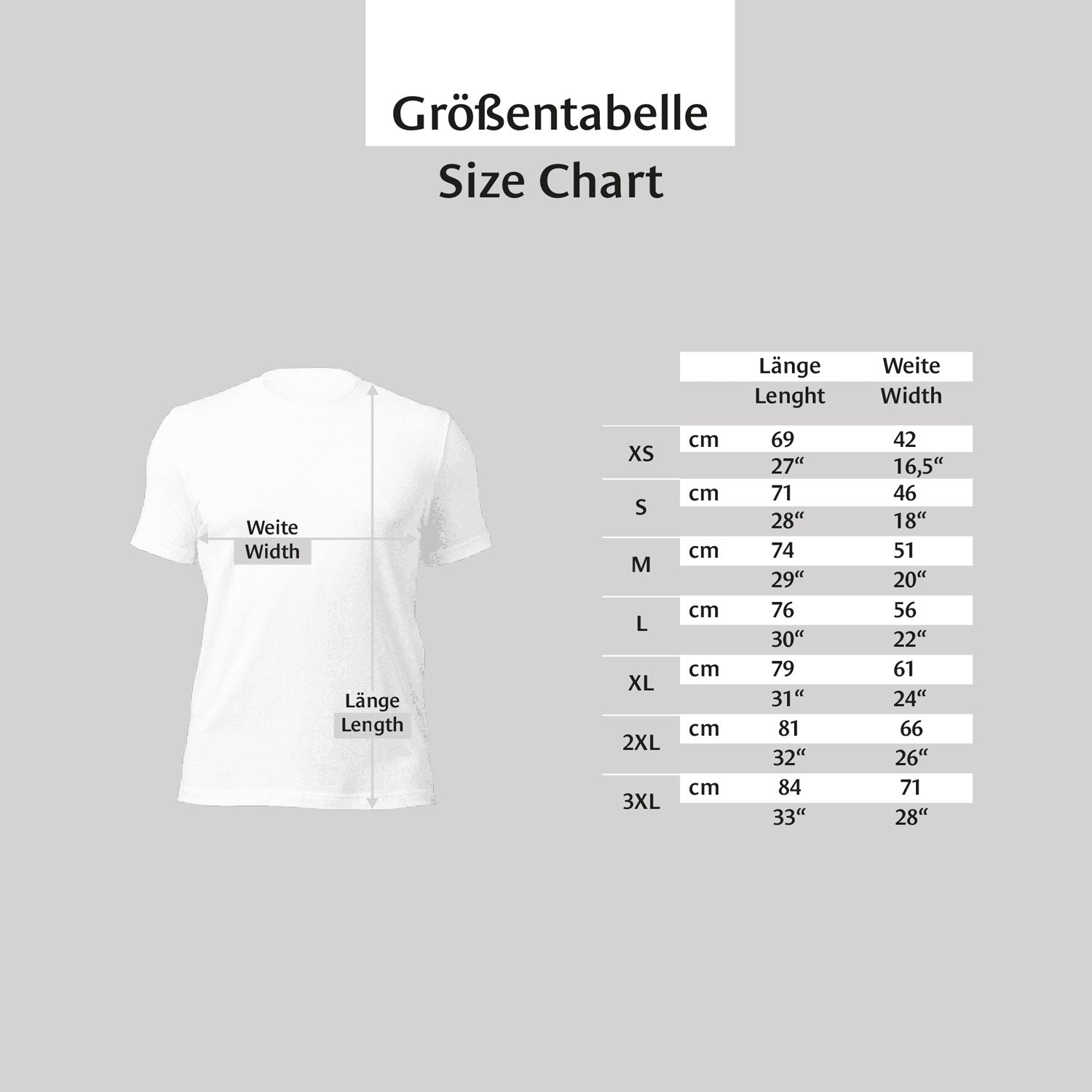 ZIO Size Chart
