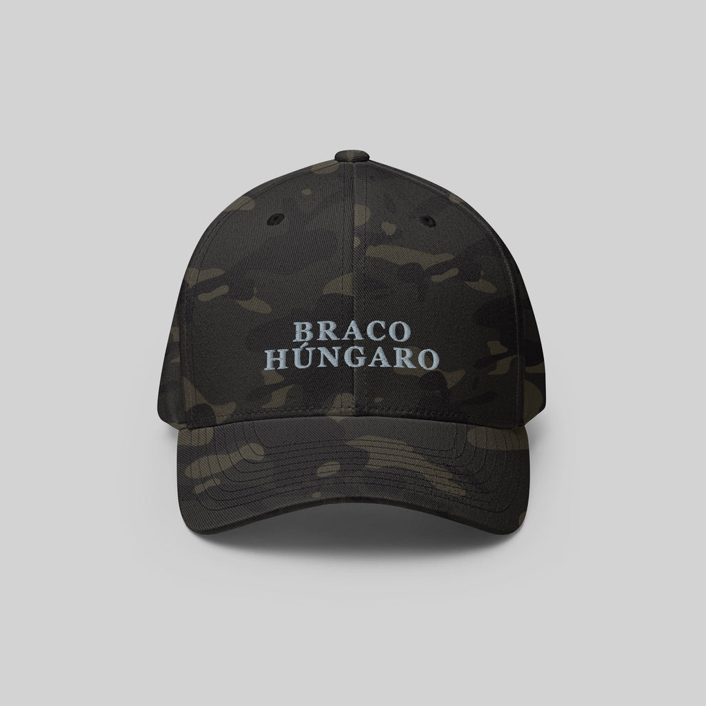 Braco Húngaro cap by ZIO in multicam, dog breed “Braco Húngaro” (Magyar Vizsla) embroidered.