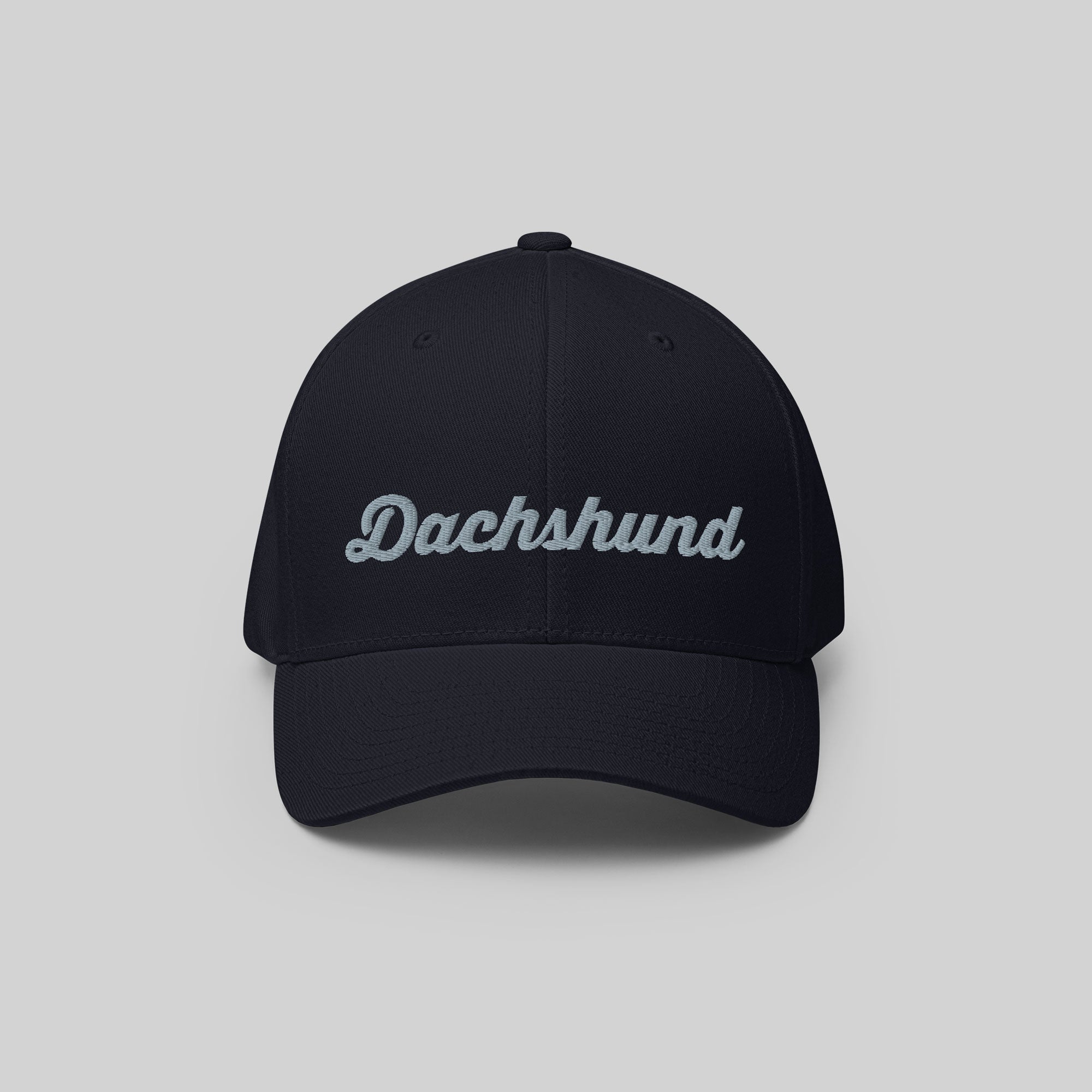 Dachshund Signature Cap by ZIO in blue (dark navy). Dog breed “Dachshund” (Teckel/ Dackel) embroidered.