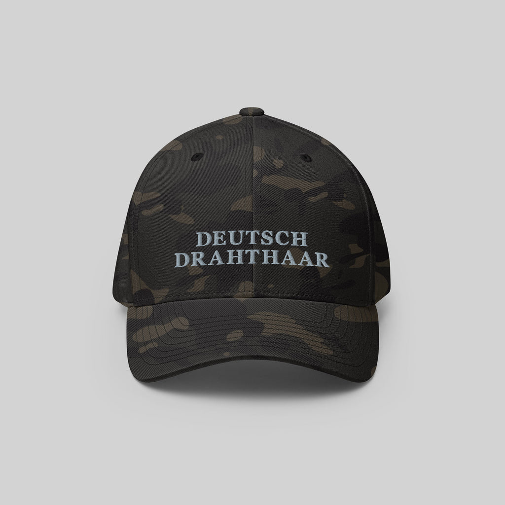 Deutsch Drahthaar Cap by ZIO in multicam. Dog breed “Deutsch Drahthaar" (German Wirehaired Pointer) embroidered.