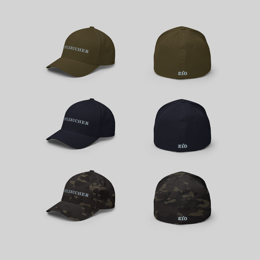 Entlebucher Cap by ZIO in green, blue and multicam, dog breed "Entlebucher" and ZIO logo embroidered.