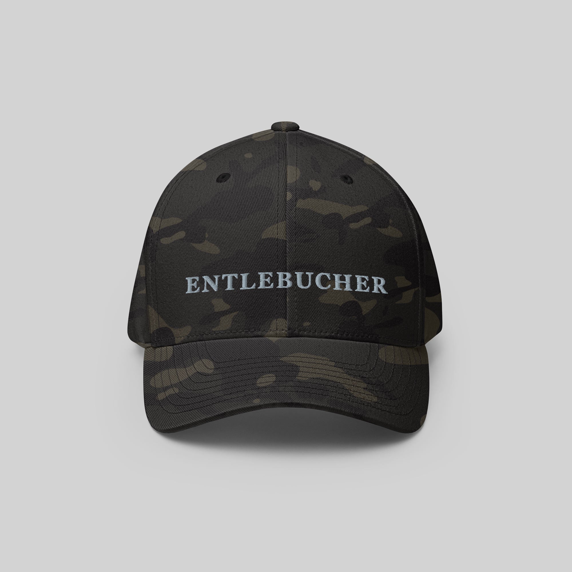 Entlebucher Cap by ZIO in multicam (camouflage), dog breed “Entlebucher” (Entlebuch Cattle Dog) embroidered.