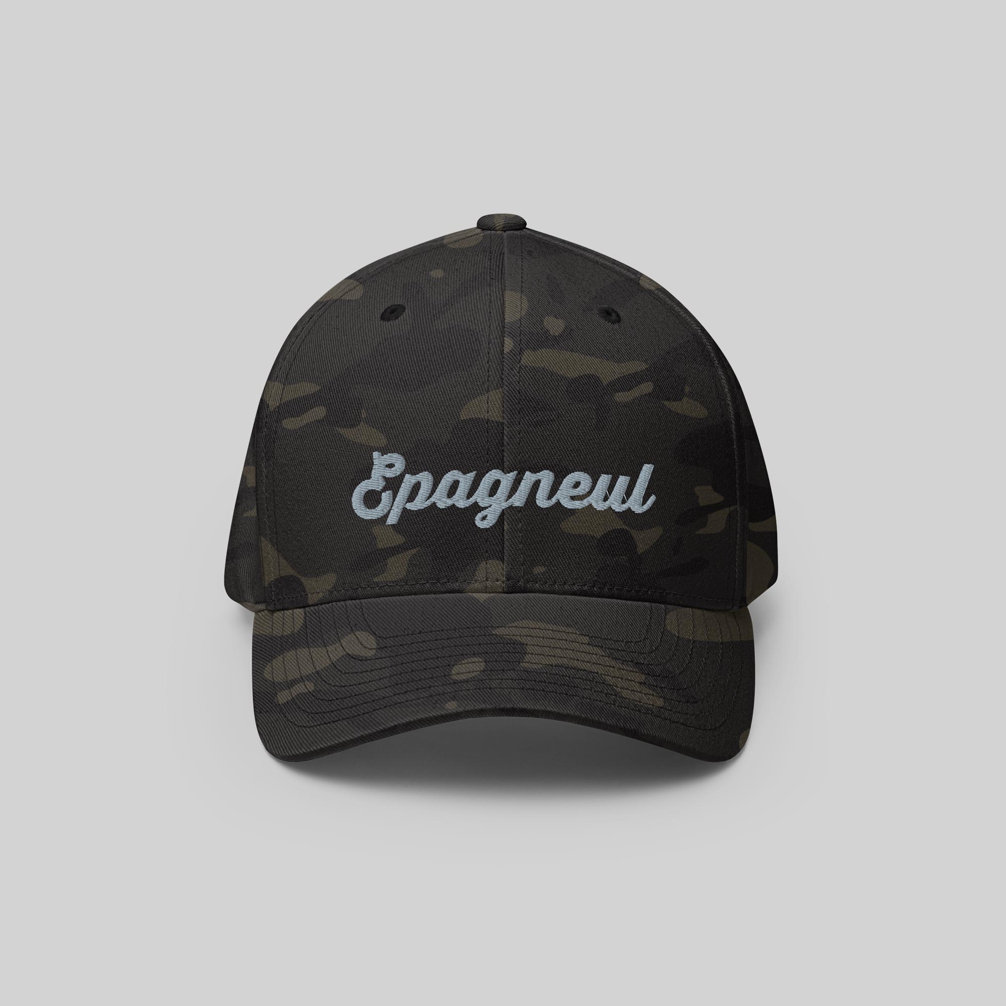 Epagneul Signature Cap by ZIO in multicam (camouflage), dog breed “Epagneul” (Spaniel) embroidered.