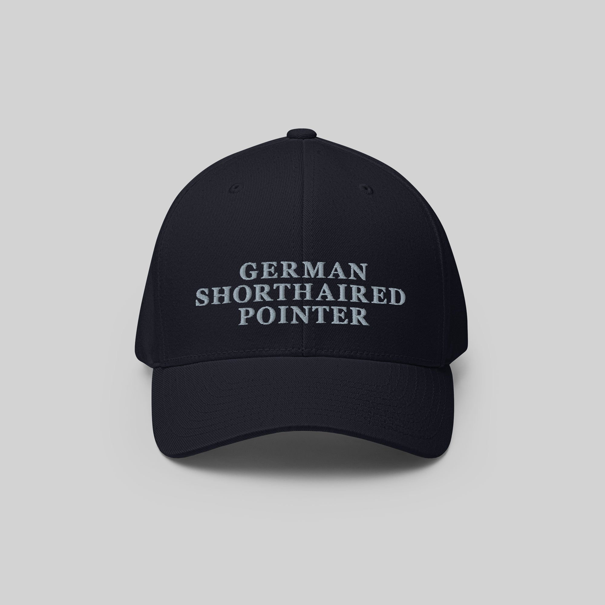 German Shorthaired Pointer Cap by ZIO in blue (dark navy). Dog breed “German Shorthaired Pointer" embroidered.
