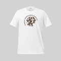 German Shorthaired Pointer T-Shirt by ZIO - Hand-drawn dog breed design, unisex cotton shirt for dog lovers