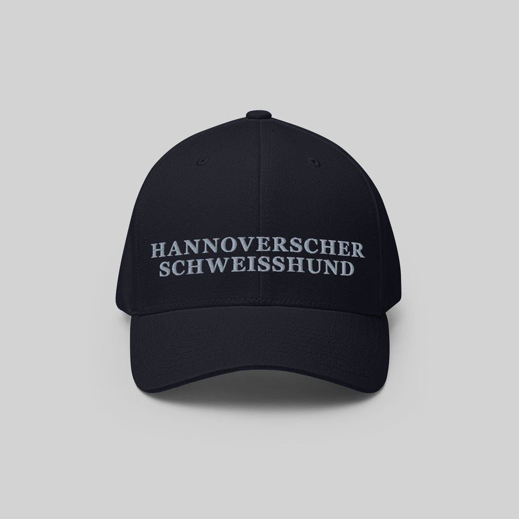 Hannoverscher Cap by ZIO in blue (dark navy), dog breed “Hannoverscher Schweisshund” embroidered.