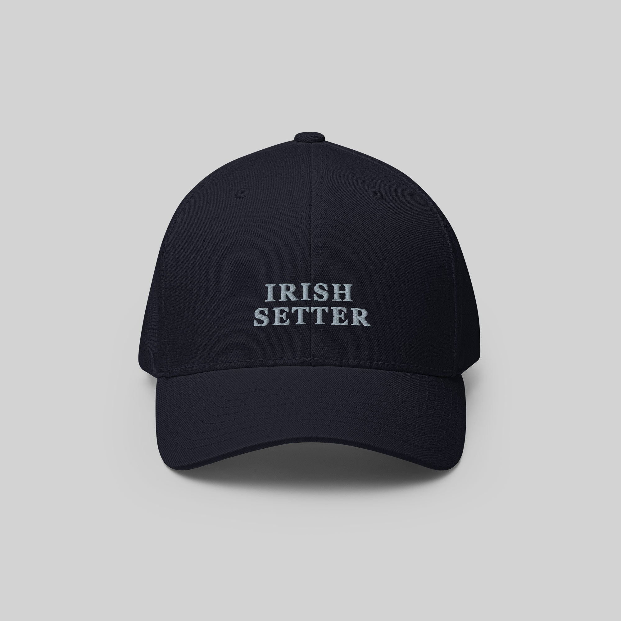 Irish Setter Cap by ZIO in blue (dark navy). Dog breed “Irish Setter" embroidered.