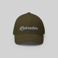 Labrador Signature Cap by ZIO in green (olive). Dog breed “Labrador” embroidered.