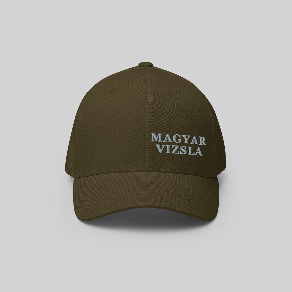 Magyar Vizsla Cap by ZIO in green (olive), dog breed "Magyar Vizsla" embroidered.
