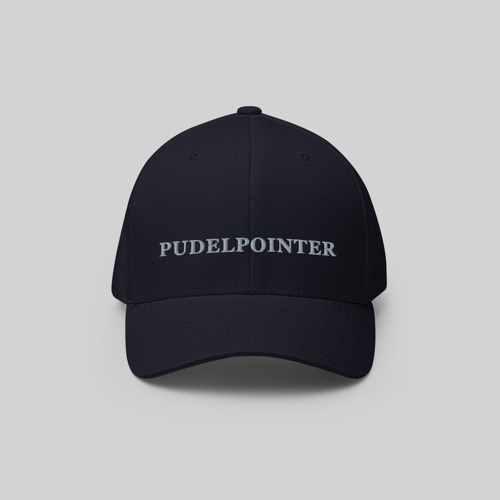 Pudelpointer Cap by ZIO in blue (dark navy). Dog breed “Pudelpointer" embroidered.