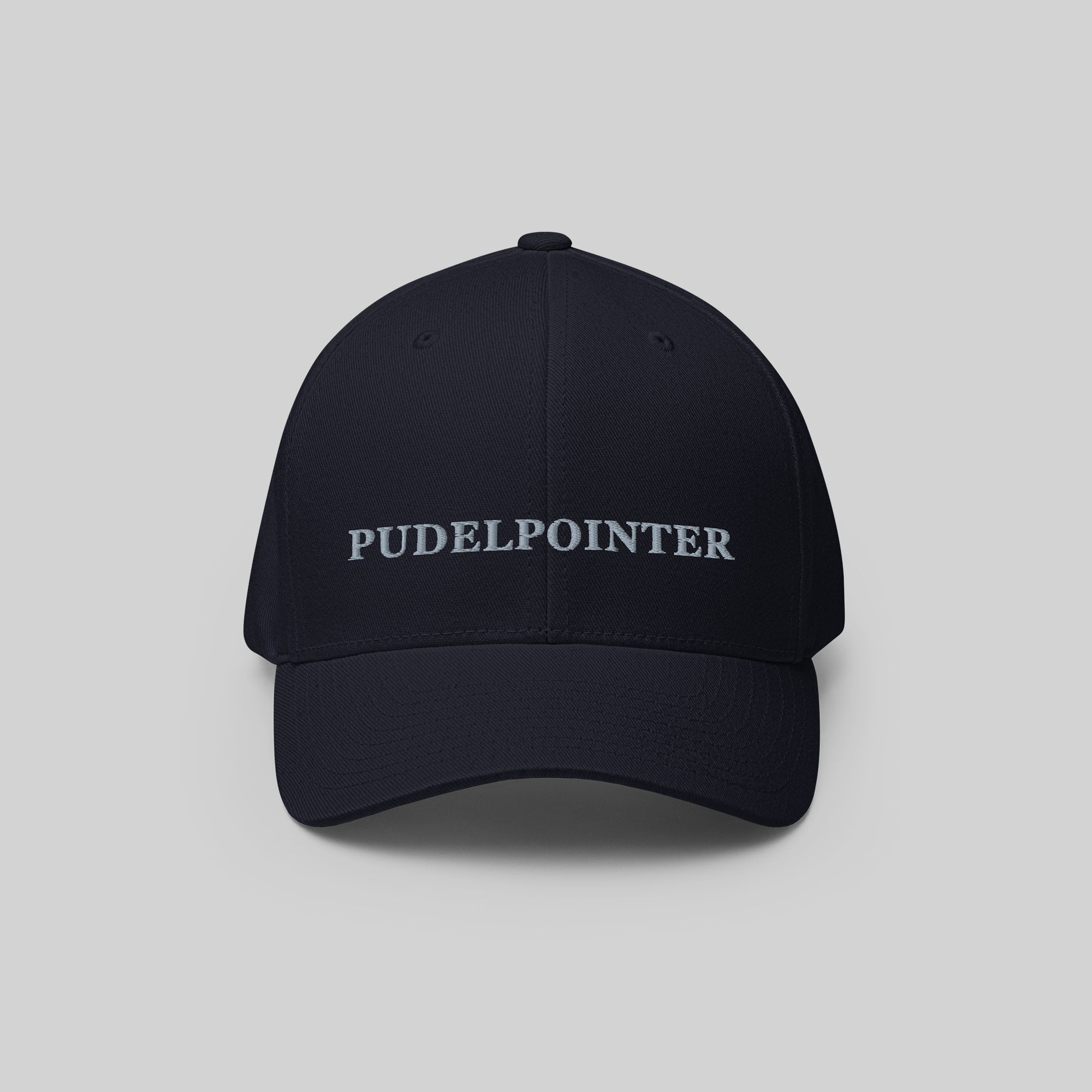 Pudelpointer Cap by ZIO in blue (dark navy). Dog breed “Pudelpointer" embroidered.