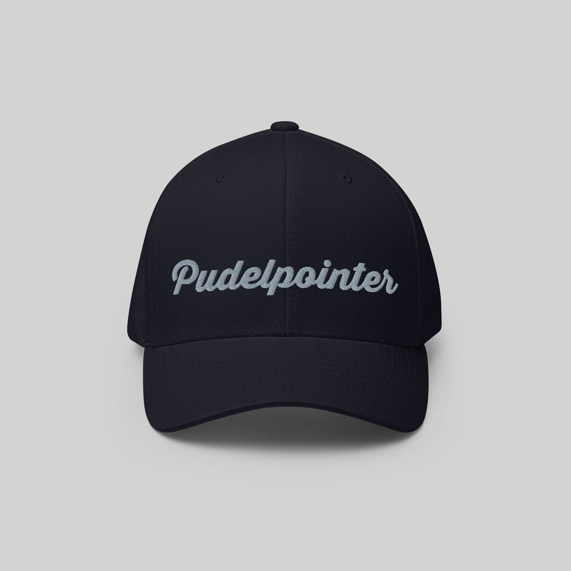 Pudelpointer Signature Cap by ZIO in blue (dark navy). Dog breed “Pudelpointer" embroidered.