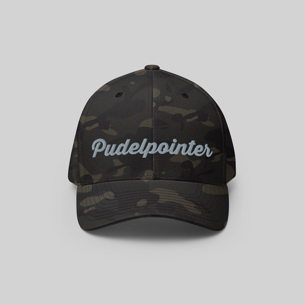 Pudelpointer Signature Cap by ZIO in multicam (camouflage). Dog breed “Pudelpointer” embroidered.