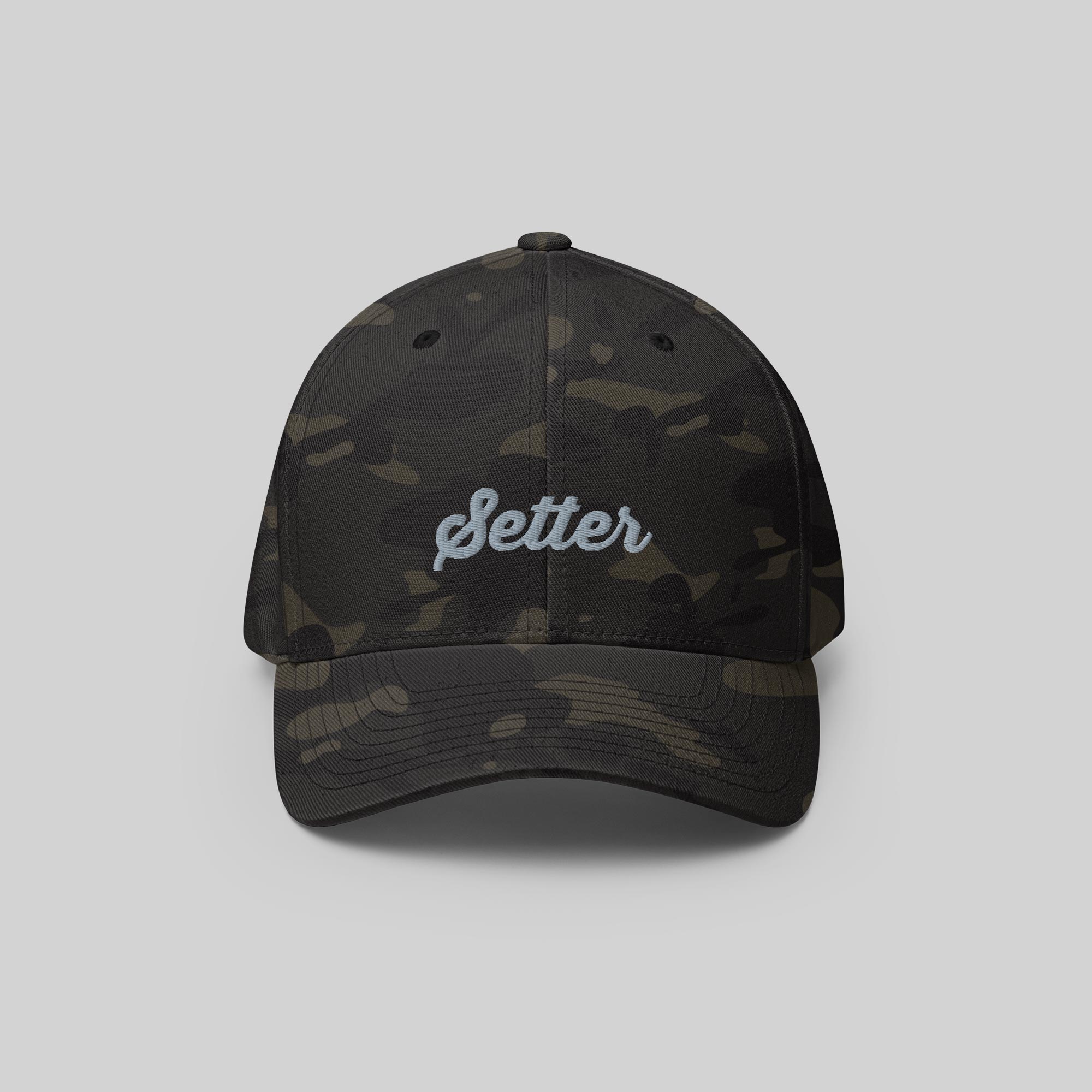 Setter Signature Cap by ZIO in multicam (camouflage), dog breed “Setter” embroidered.