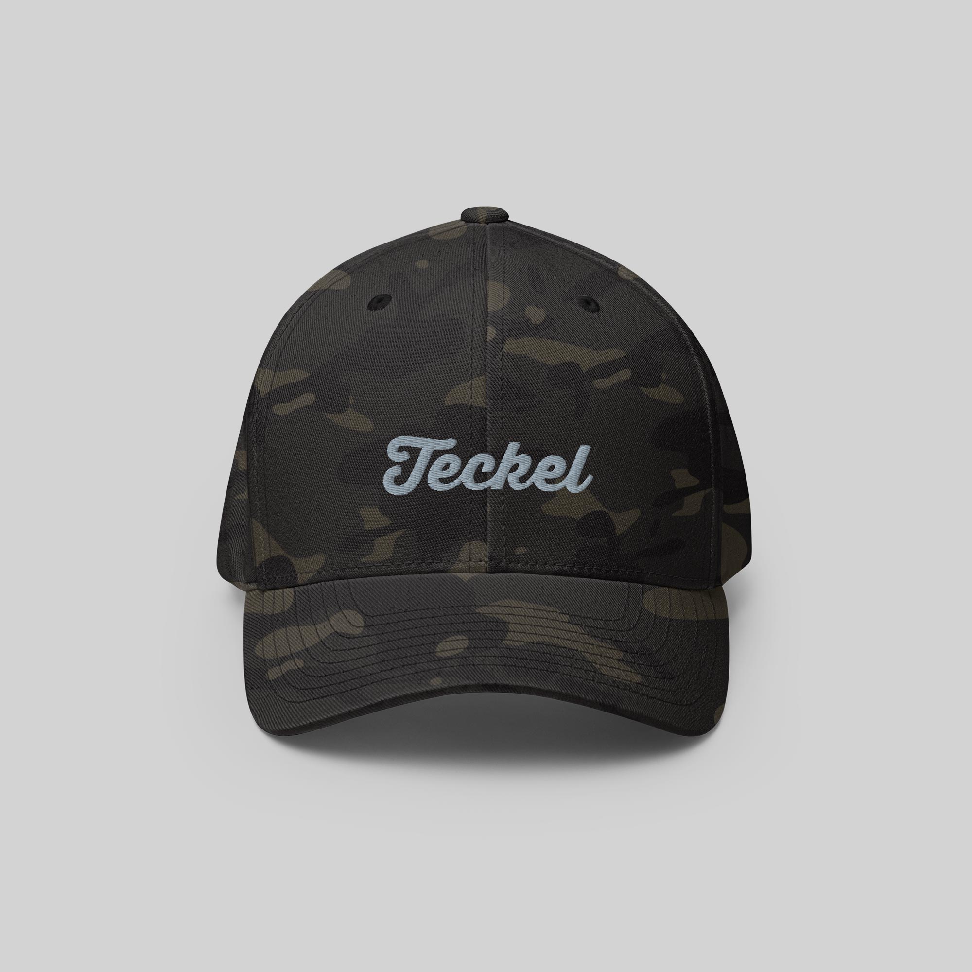 Teckel Signature Cap by ZIO in multicam (camouflage). Dog breed “Teckel” (Dackel/ Dachshund) embroidered.