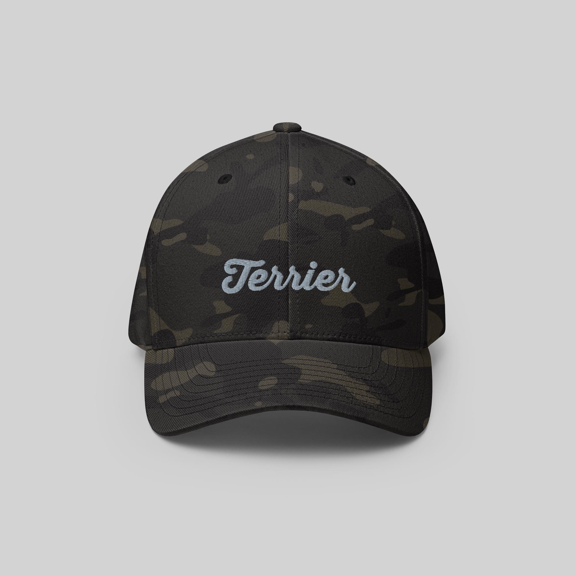 Terrier Signature Cap by ZIO in multicam. Dog breed “Terrier” embroidered.