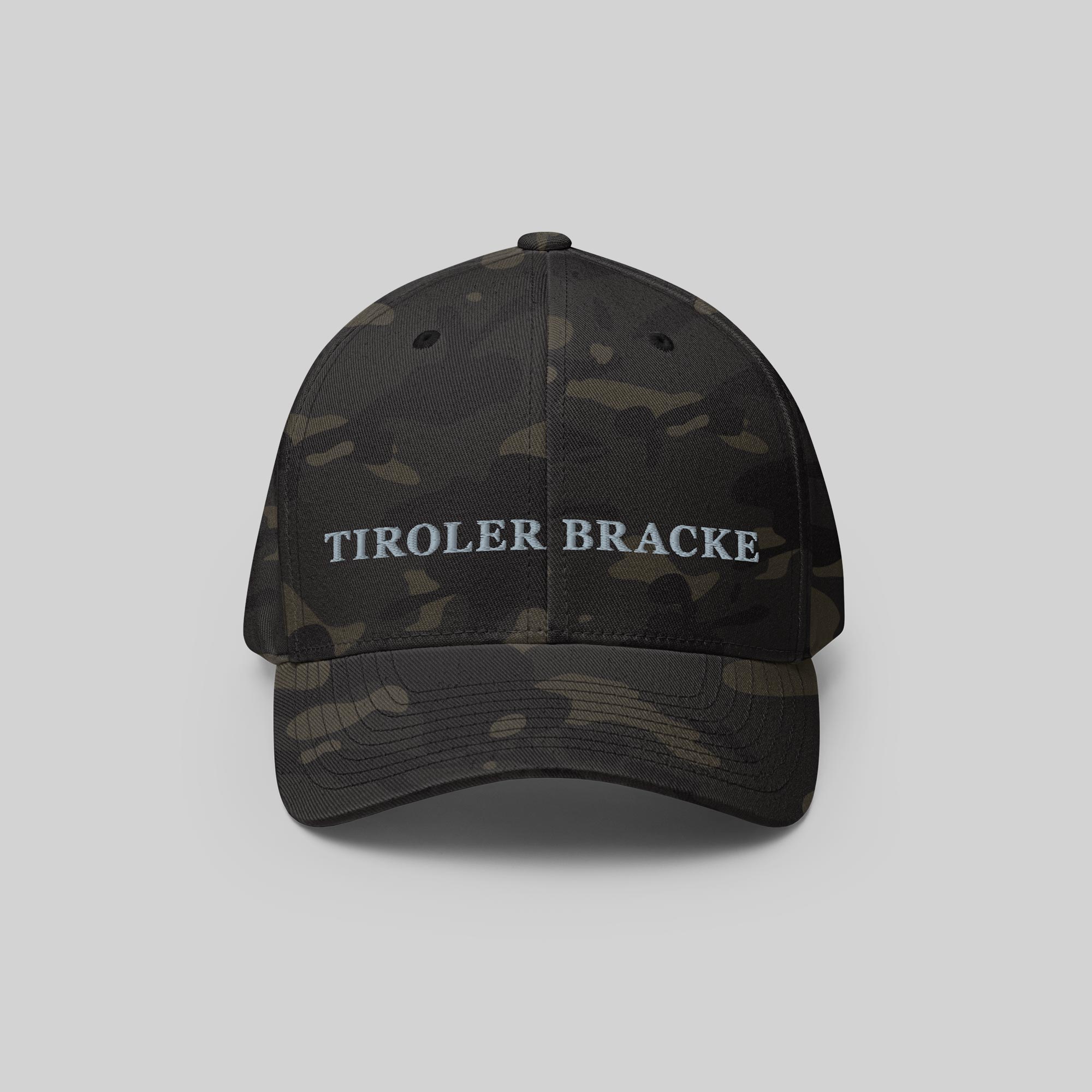 Tiroler Bracke Cap by ZIO in multicam, dog breed “Tiroler Bracke” embroidered.