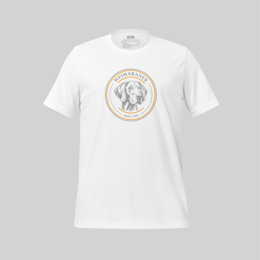 Weimaraner 1896 T-Shirt White - zio for paws