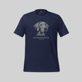 Weimaraner T-Shirt Navy Blue - zio for paws