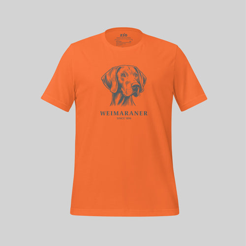 Weimaraner T-Shirt Orange - zio for paws